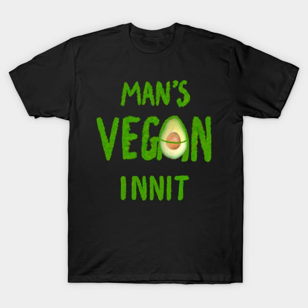 Man’s vegan innit T-Shirt by Artonmytee